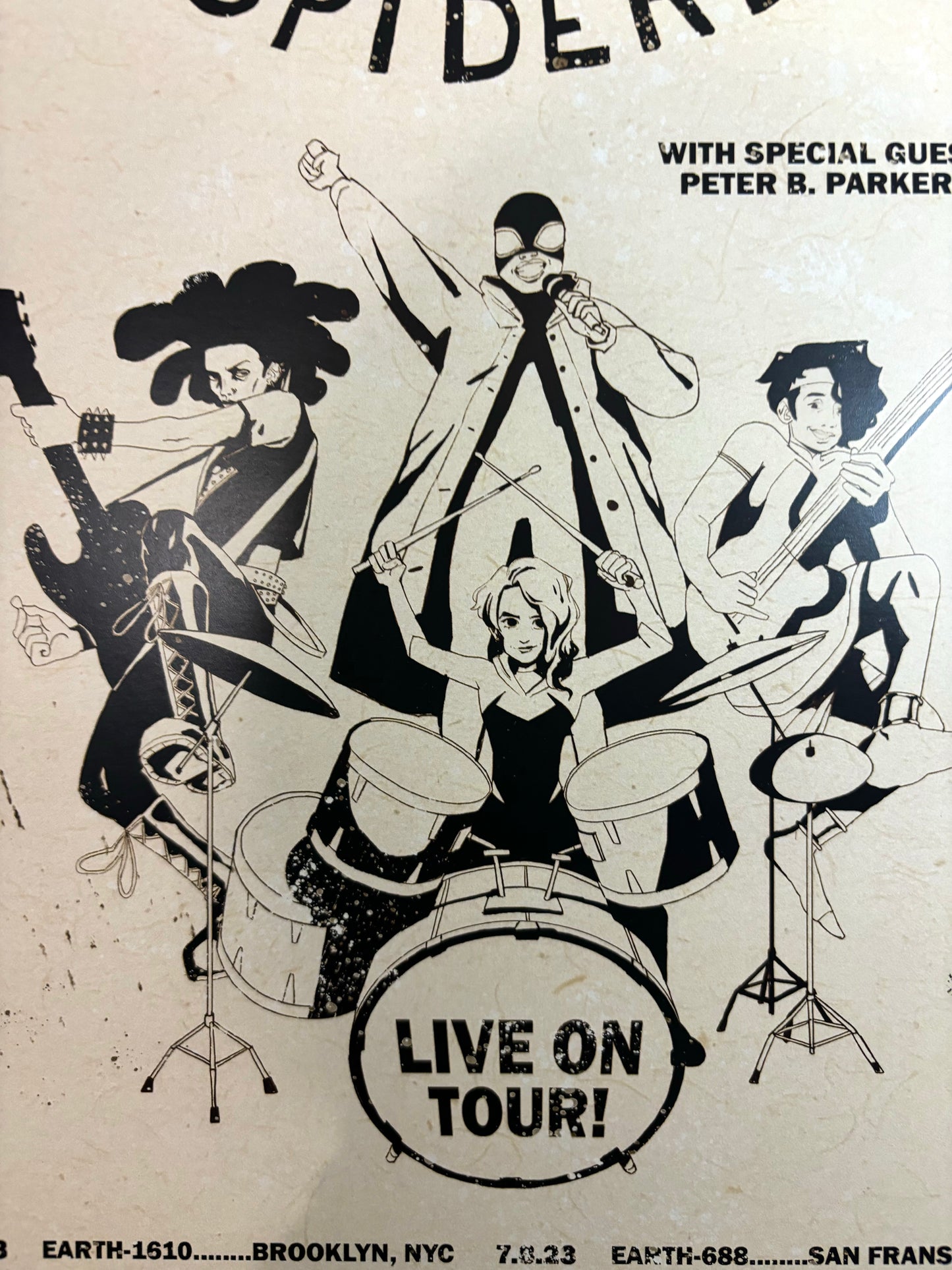 Miles and the Spiders 11 x 17 print