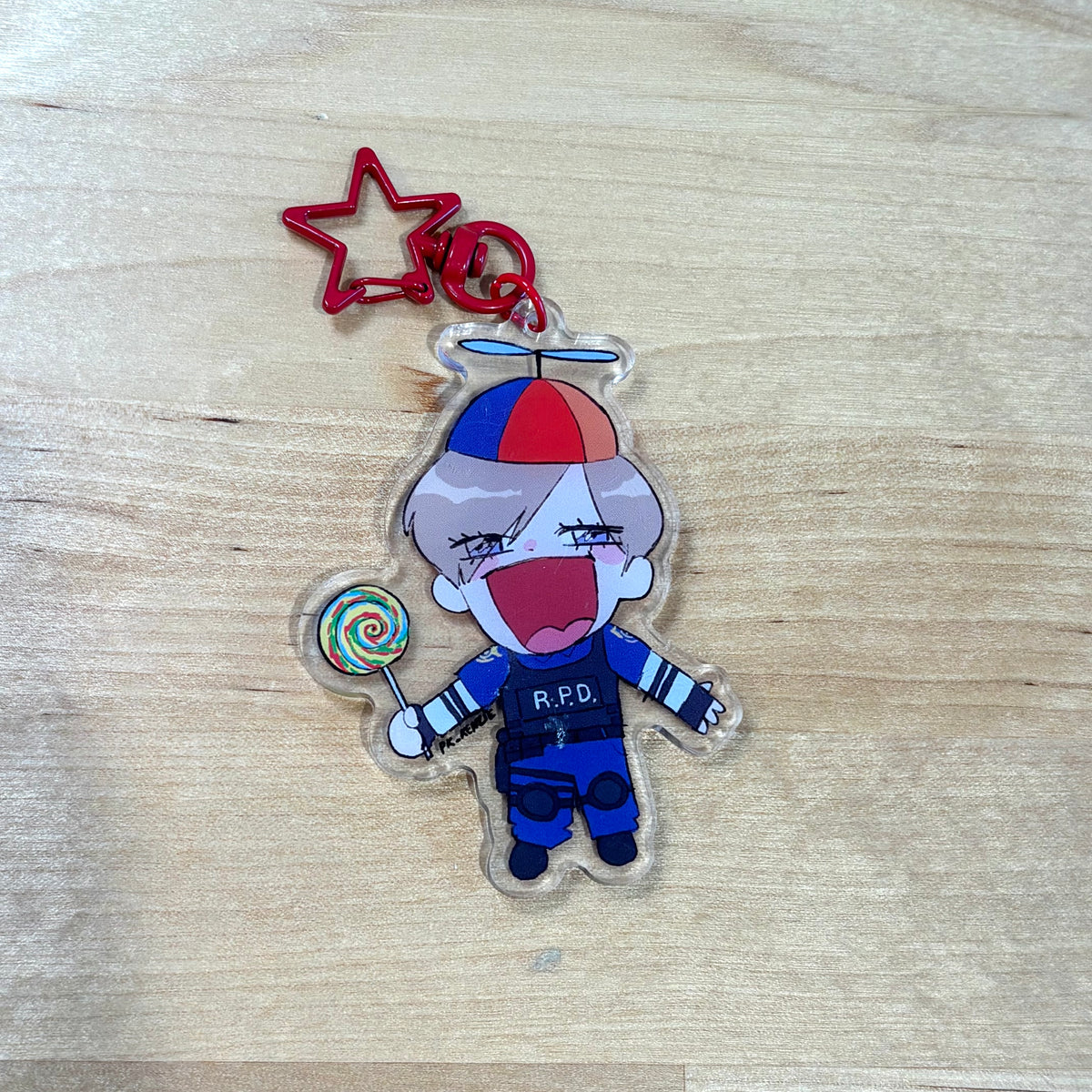 Rookie Leon Keychain