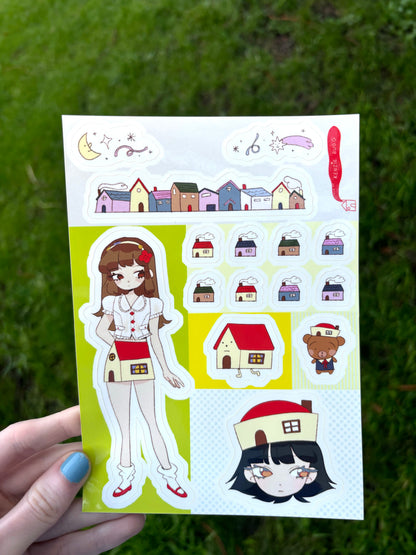 House Sticker Sheet