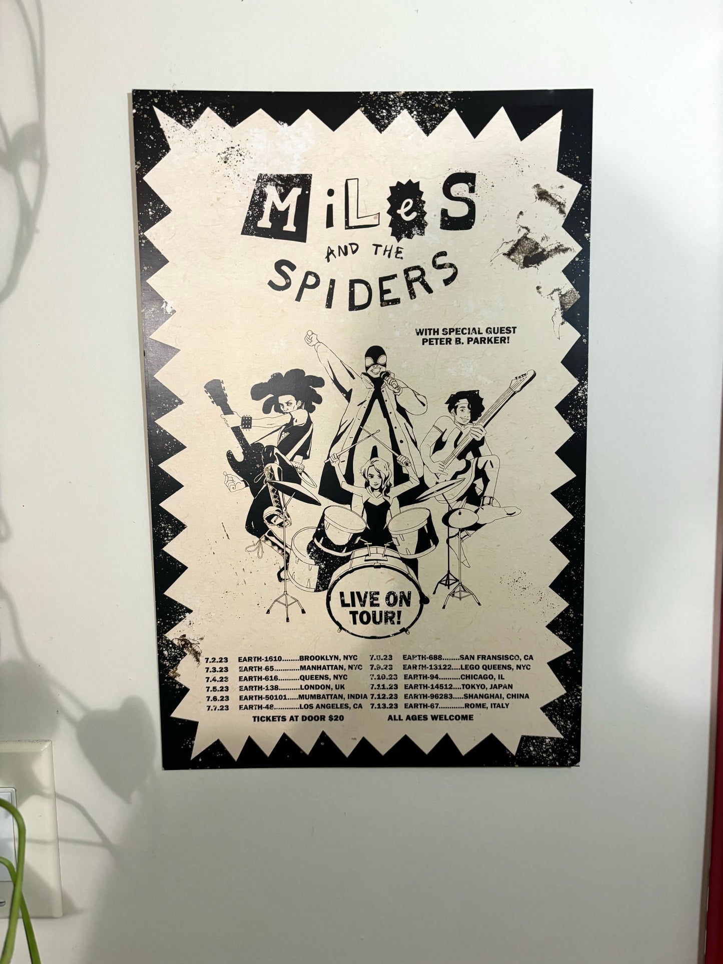 Miles and the Spiders 11 x 17 print