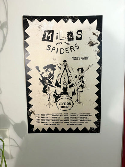 Miles and the Spiders 11 x 17 print