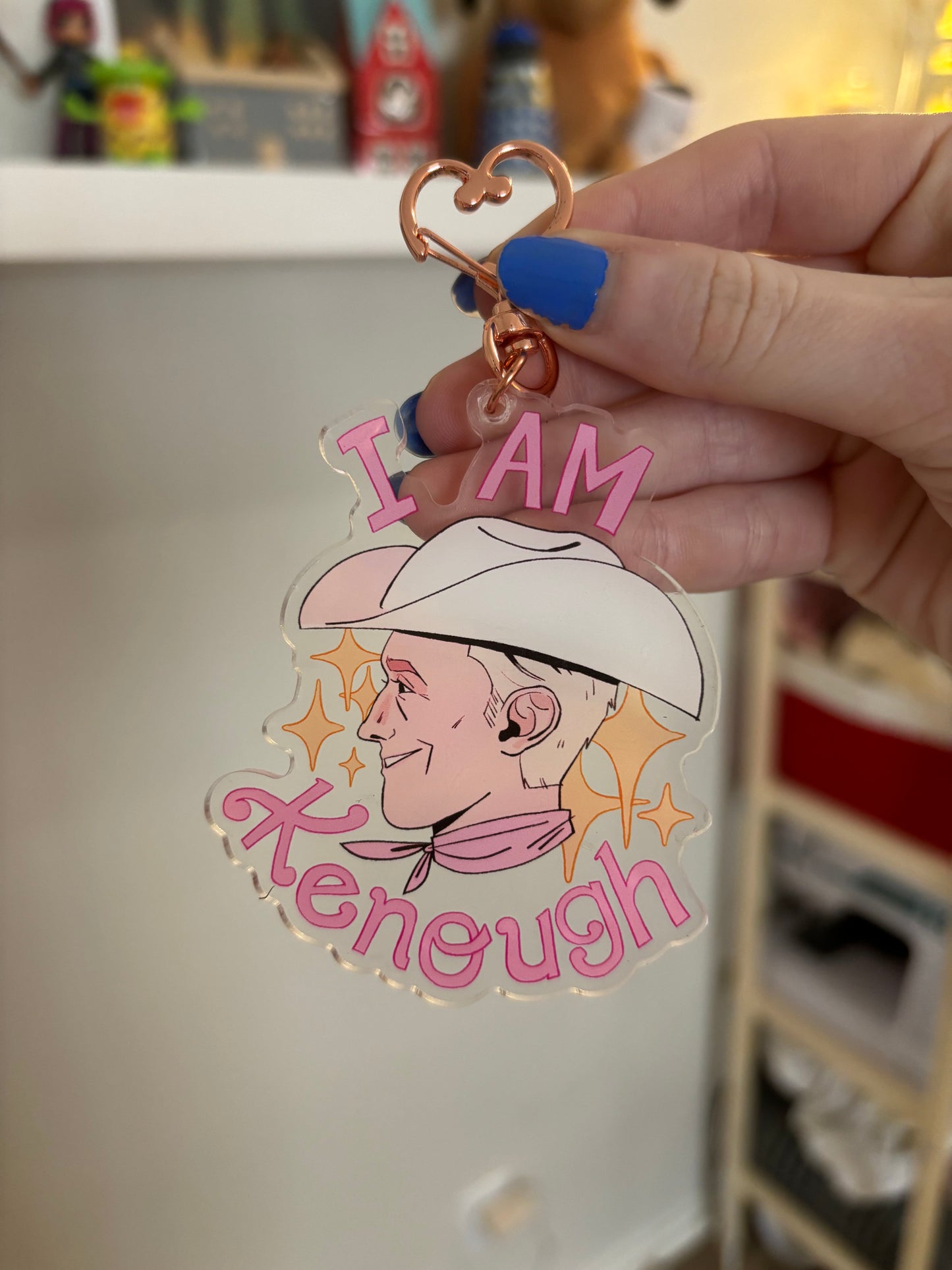 I am Kenough keychain