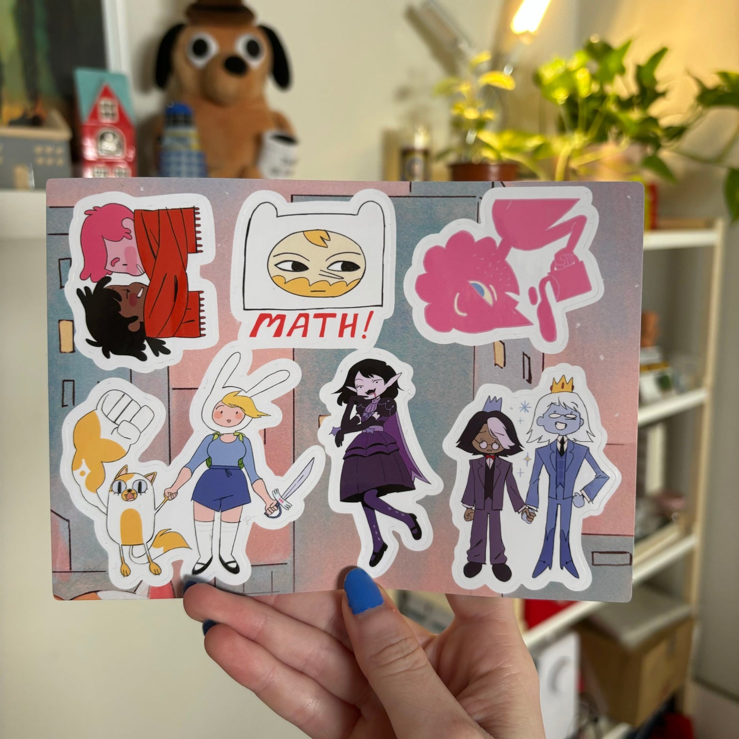 Fionna and Cake sticker sheet