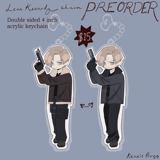 Leon Kennedy keychain PREORDER